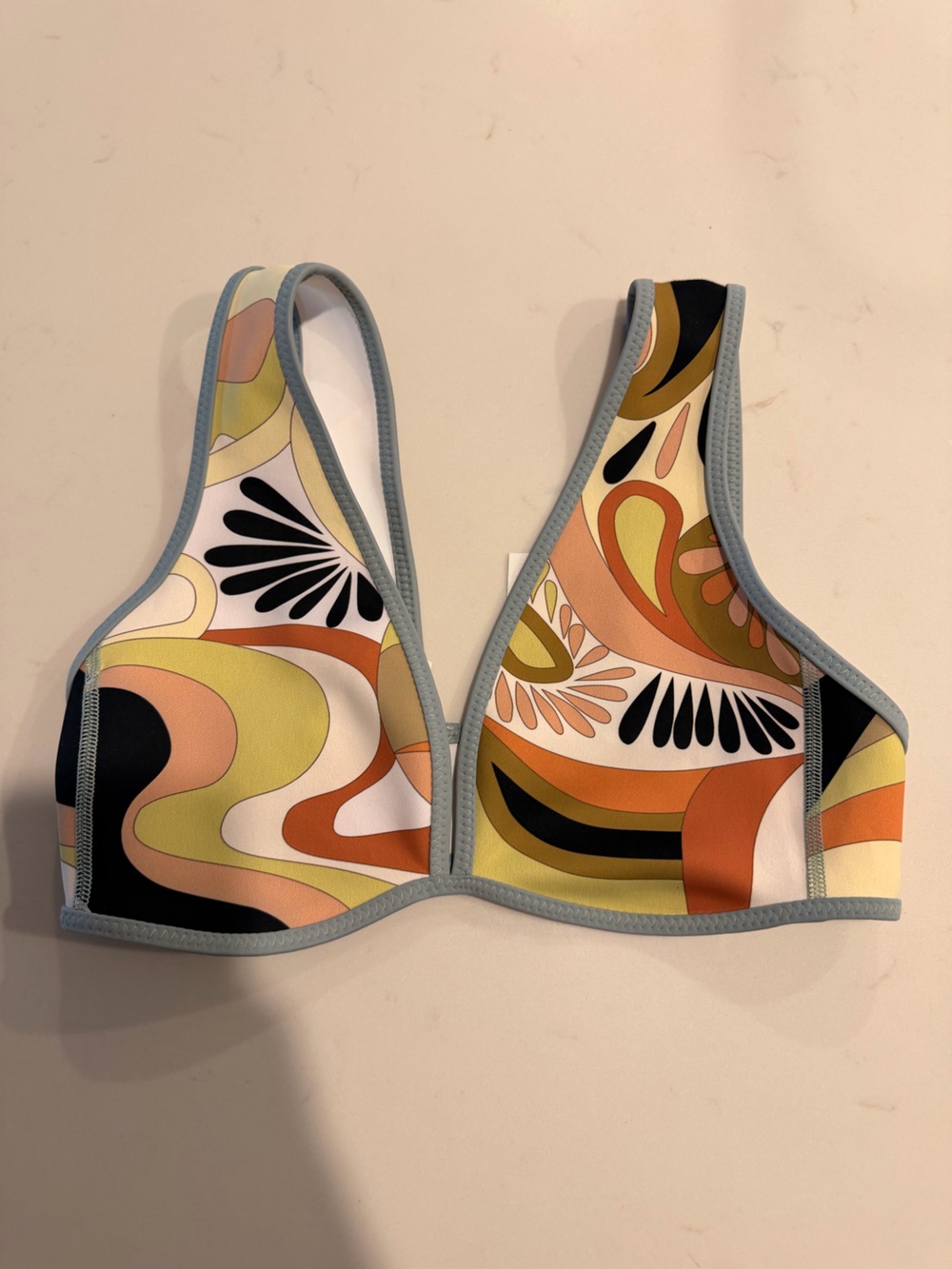 Seea multicolor bikini top size XS - Picture 2 of 3